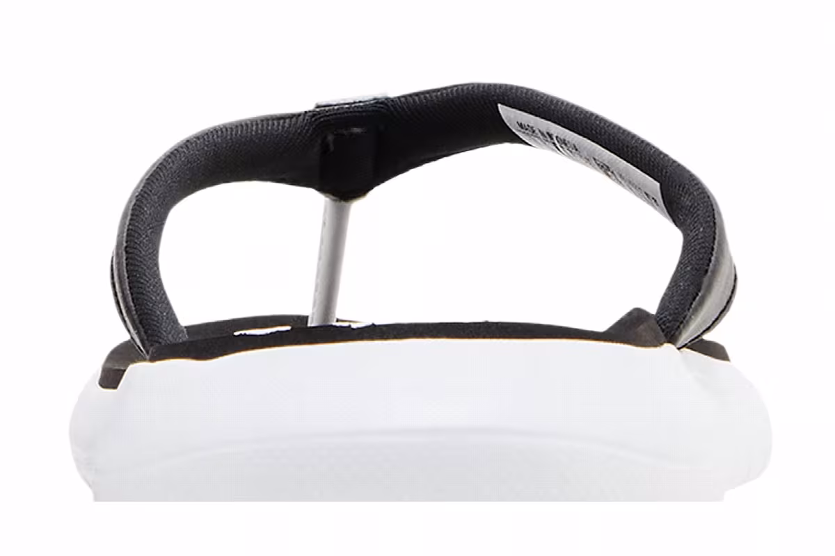 Adidas Women's Comfort Flip Flop White Black, view 8