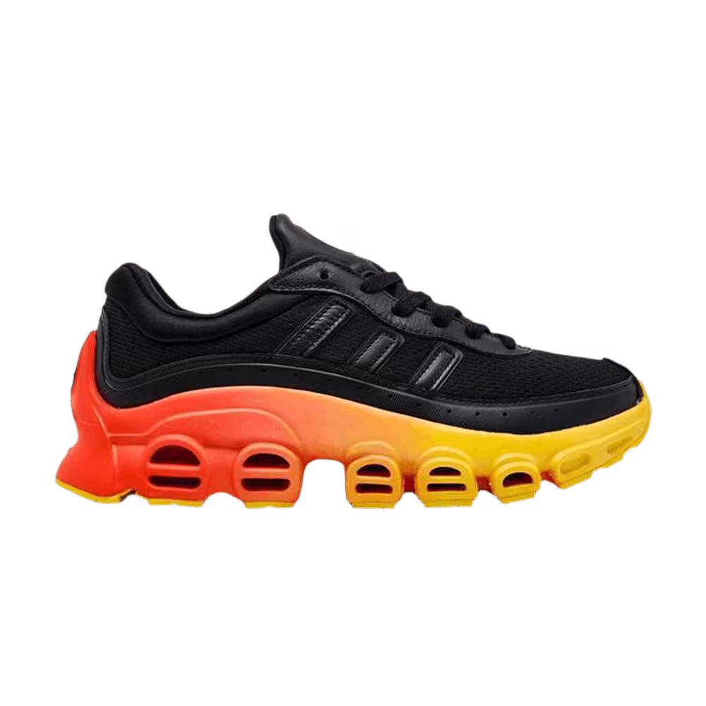adidas adiFOM Megaride J Black Scarlet Solar Orange