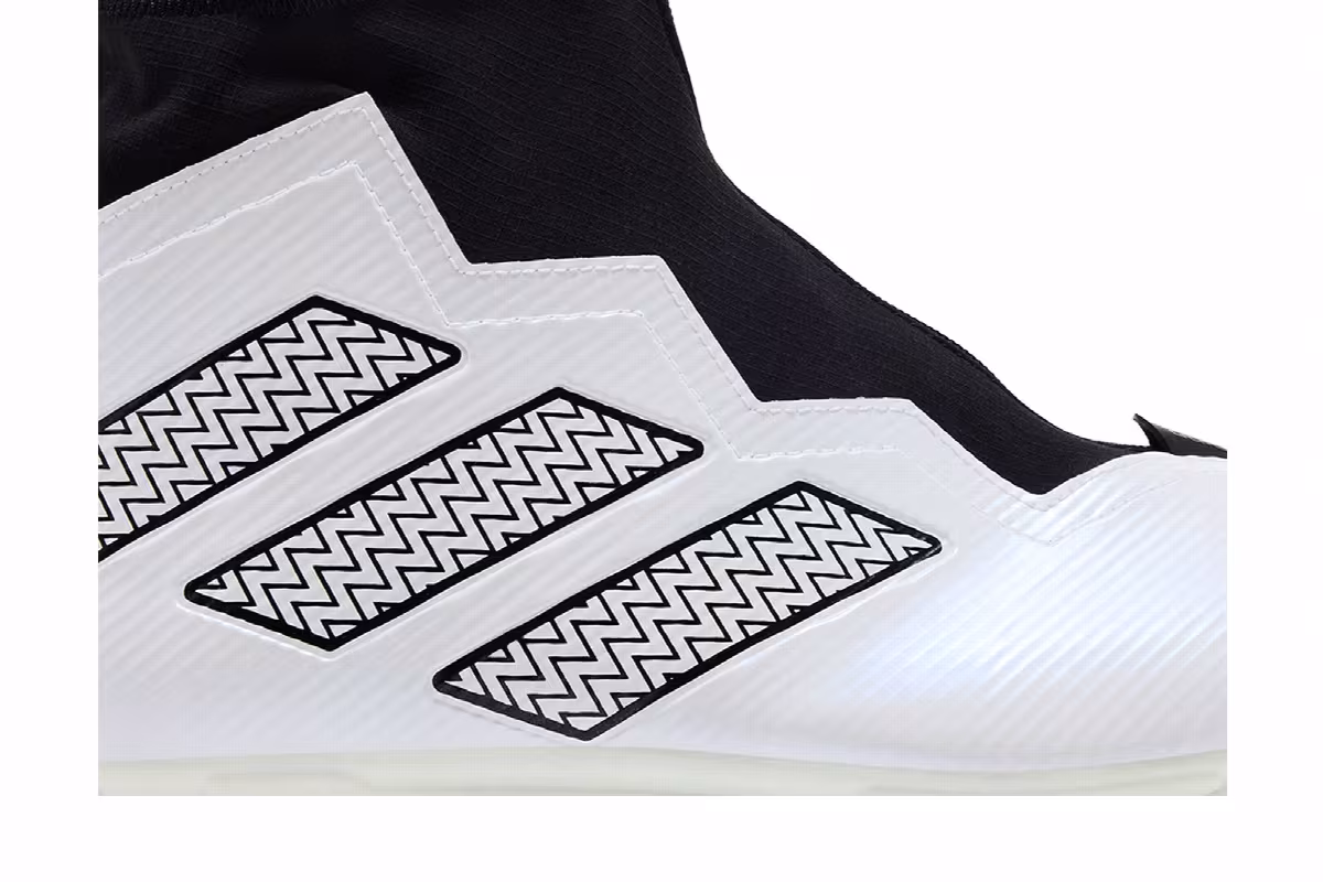 adidas Nasty Fly 4E Wide White Black, view 3