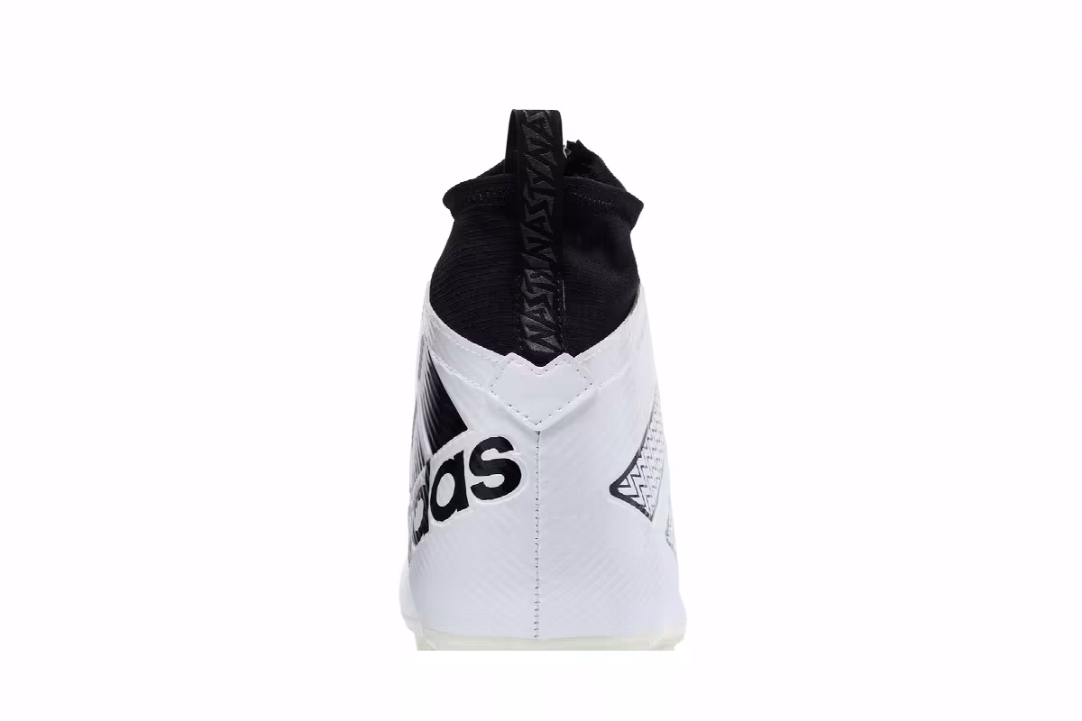 adidas Nasty Fly 4E Wide White Black, view 8
