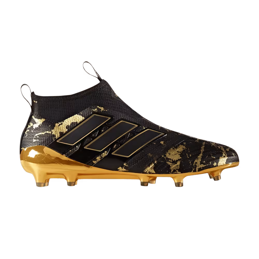 Paul Pogba x adidas Ace 17+ PureControl FG Black Matte Gold