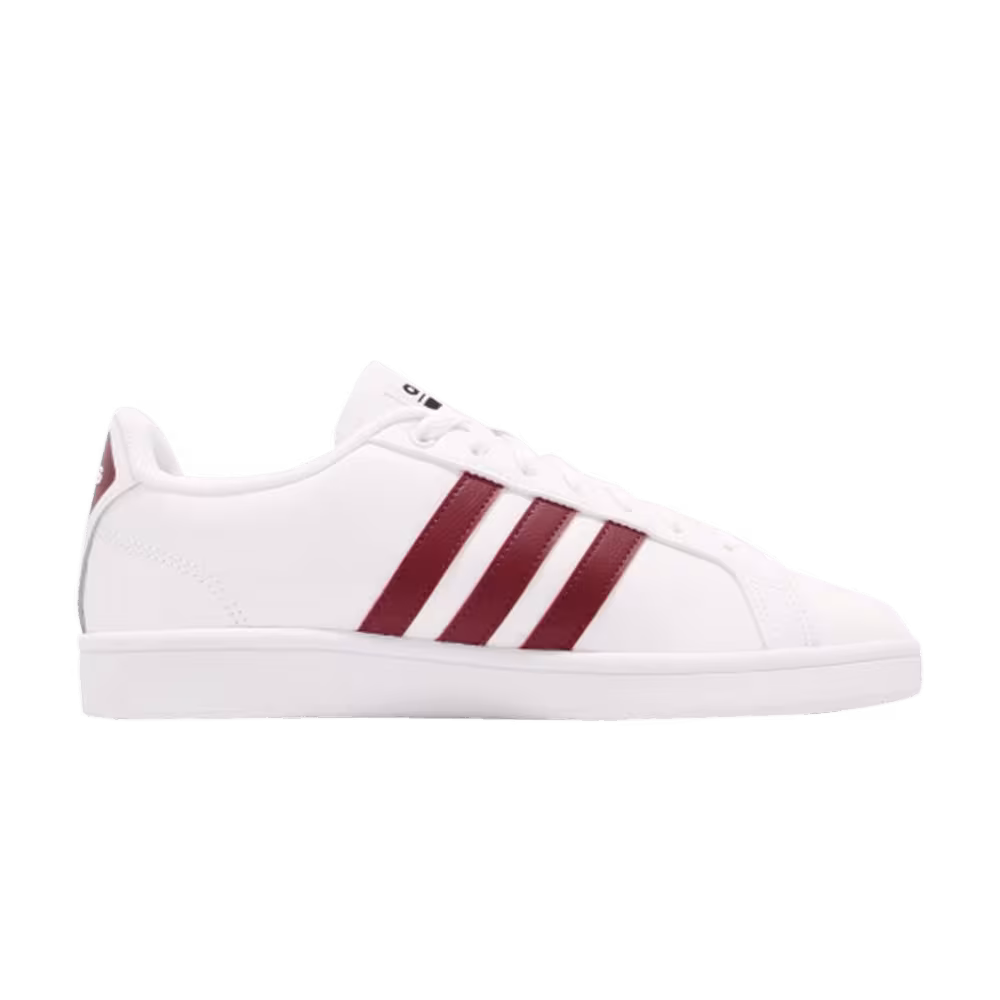 Adidas Women's Cloudfoam Advantage Footwear White Scarlet