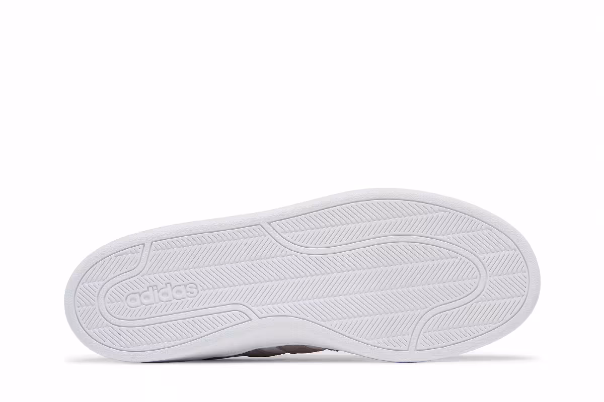 Adidas Women's Cloudfoam Advantage White Ice Purple, view 5