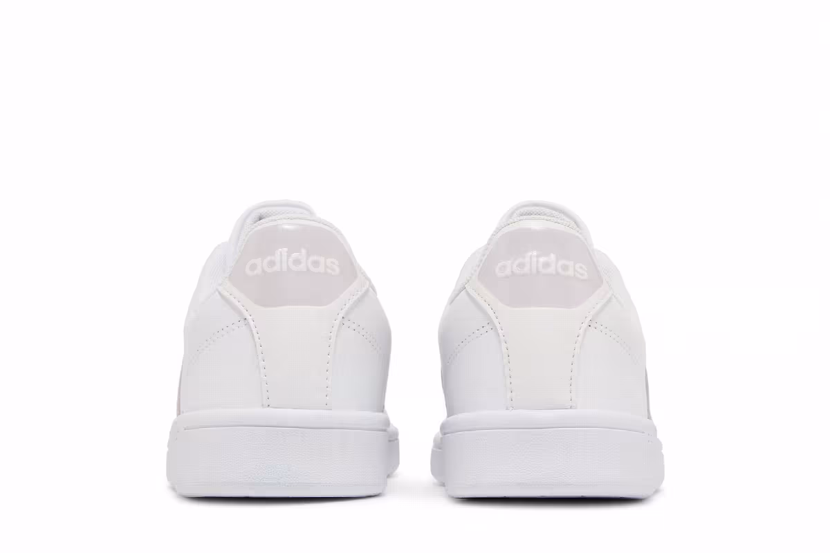 Adidas Women's Cloudfoam Advantage White Ice Purple, view 7