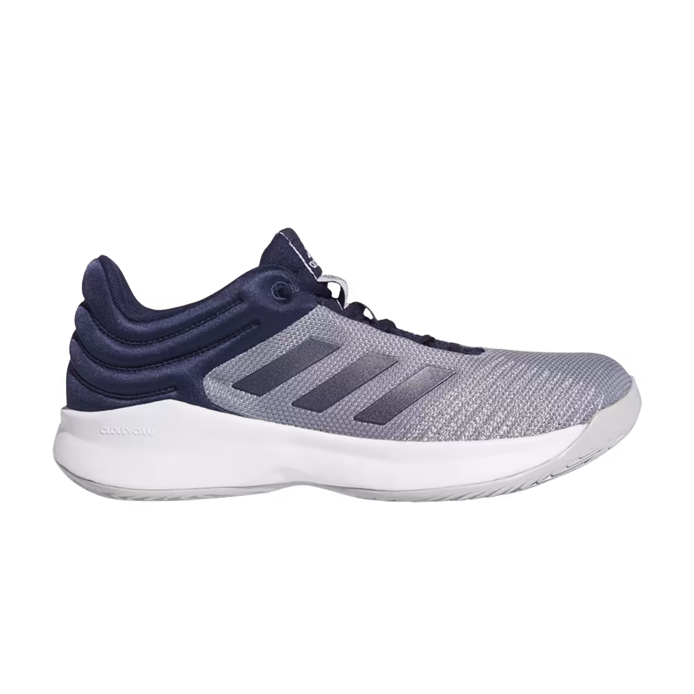 Adidas Pro Spark 2018 Low Grey Collegiate Navy