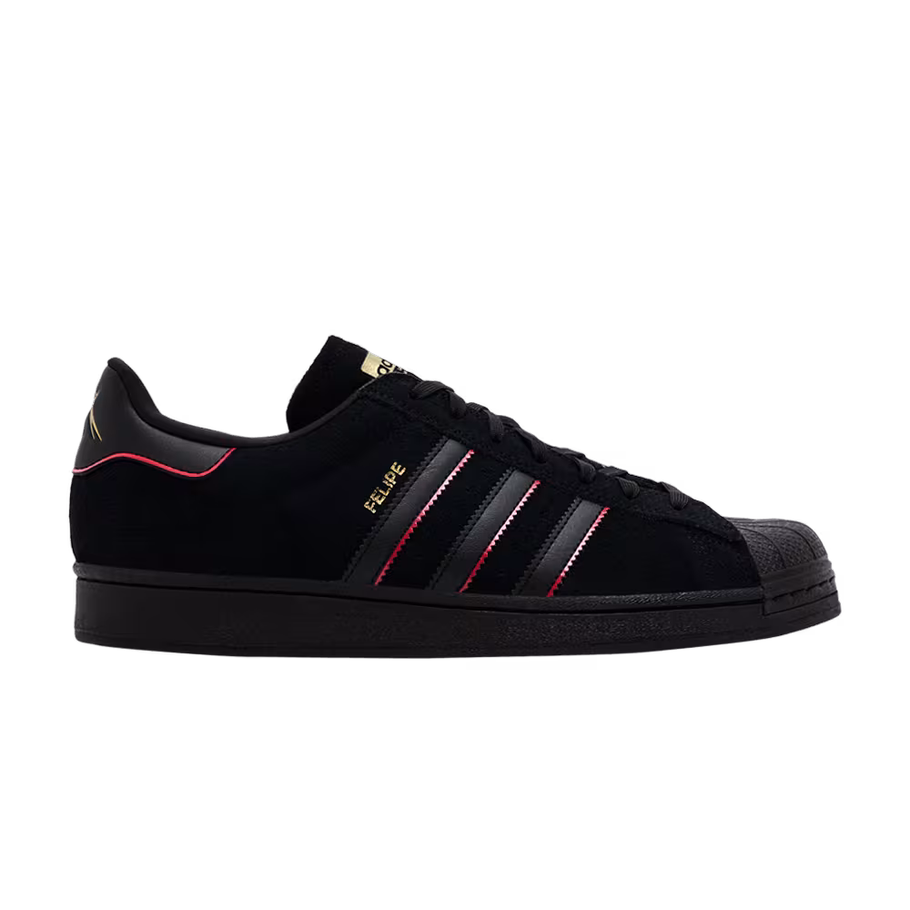 Felipe Gustavo x adidas Superstar ADV Black Scarlet