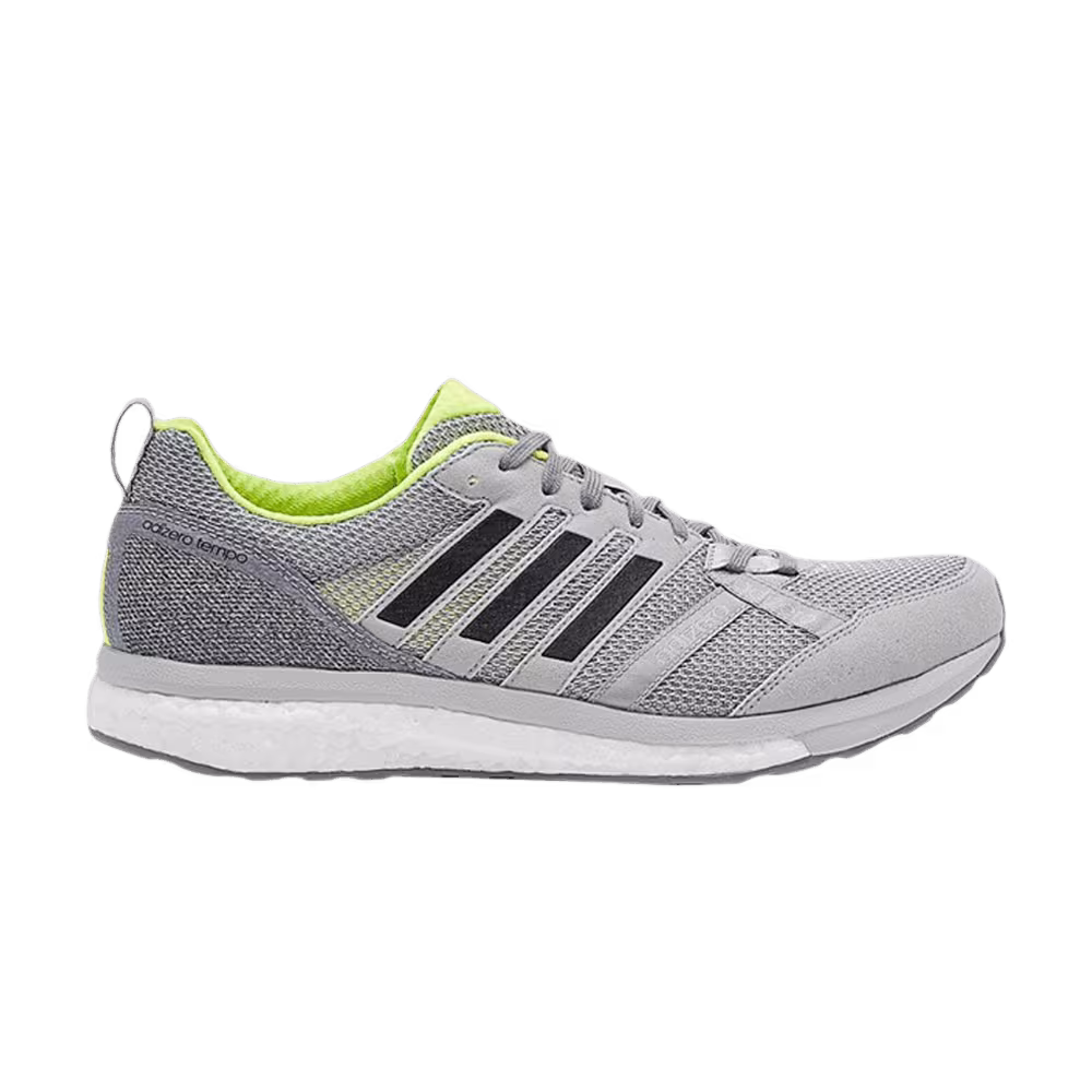 Adidas Adizero Tempo 9 Grey Solar Yellow