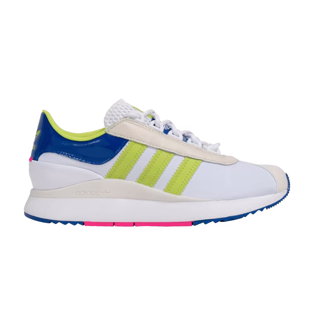 Adidas Women's SL Andridge White Slime Blue