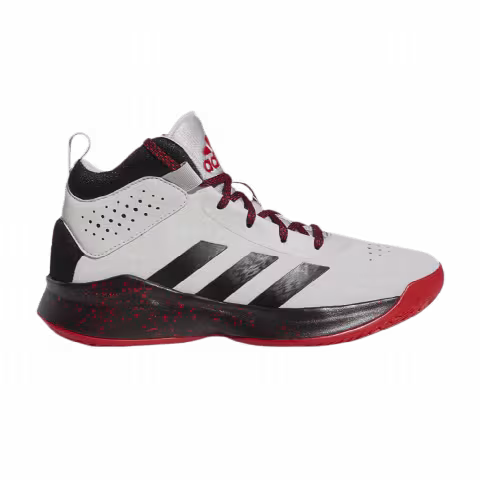 Adidas Cross 'Em Up 5 J Wide 'Grey Scarlet'