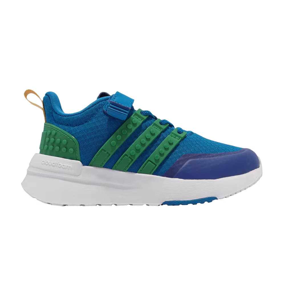 LEGO x adidas Racer TR EL Little Kid Halo Blue Sub Green