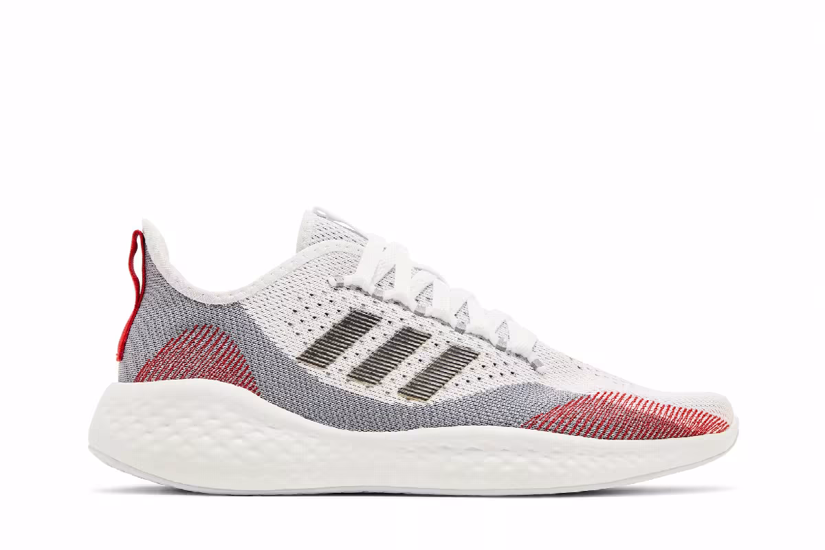 Adidas Fluidflow 2.0 White Red, view 2