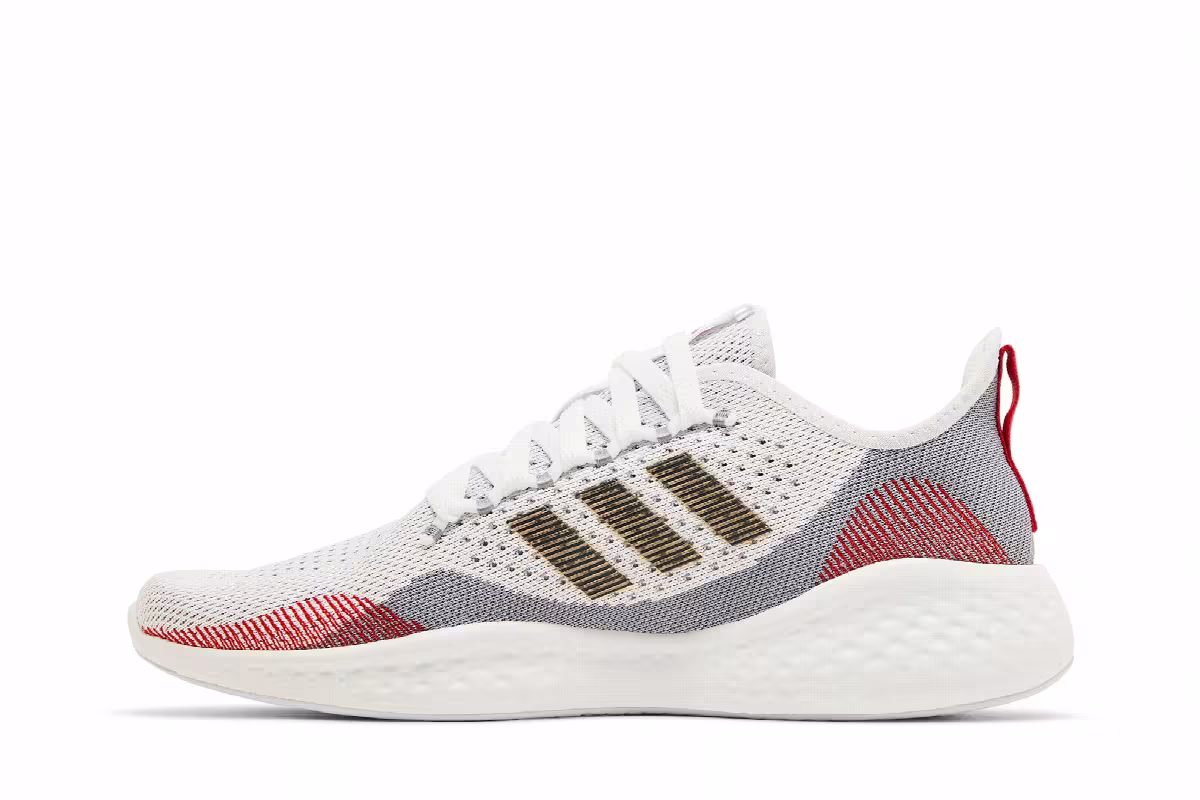 Adidas Fluidflow 2.0 White Red, view 4