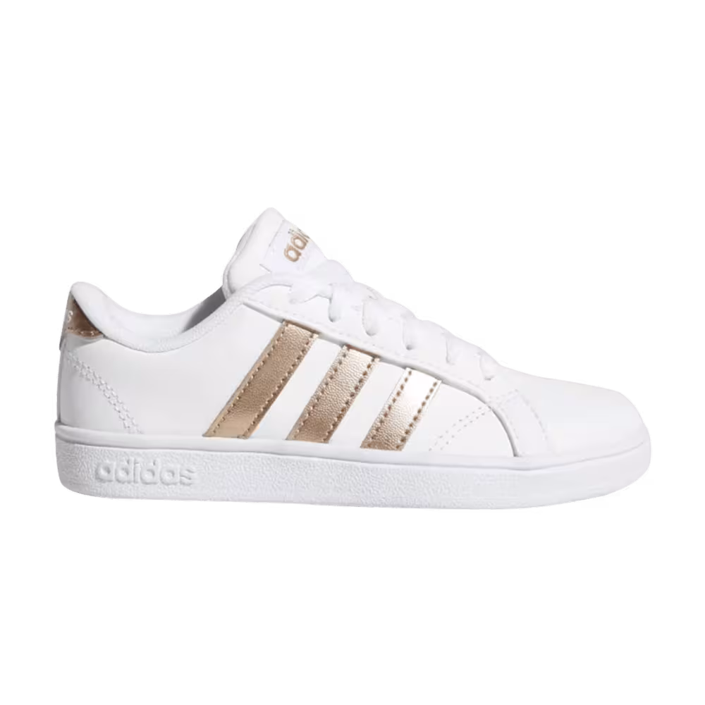 Adidas Baseline K White Copper Metalic