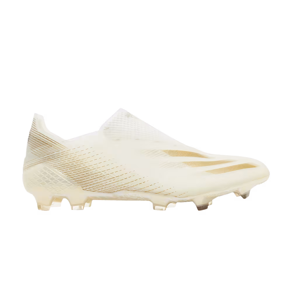 adidas X Ghosted+ FG White Metallic Gold Melange