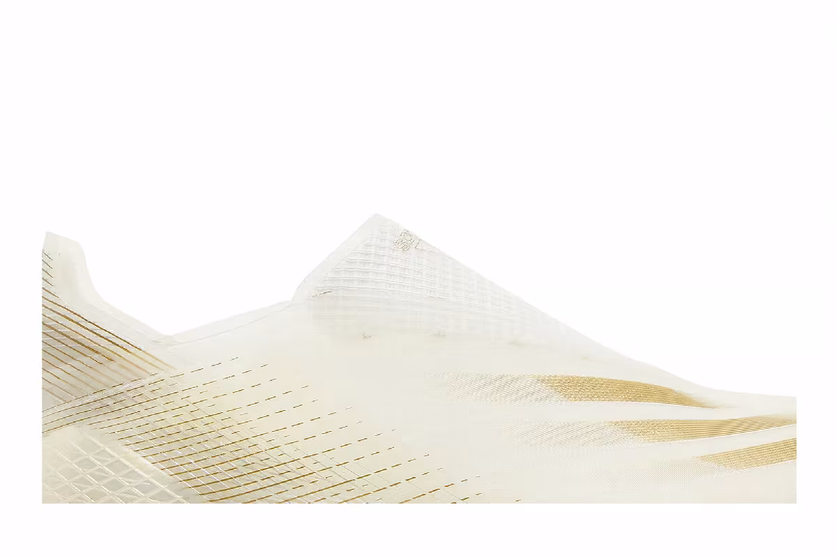adidas X Ghosted+ FG White Metallic Gold Melange, view 3