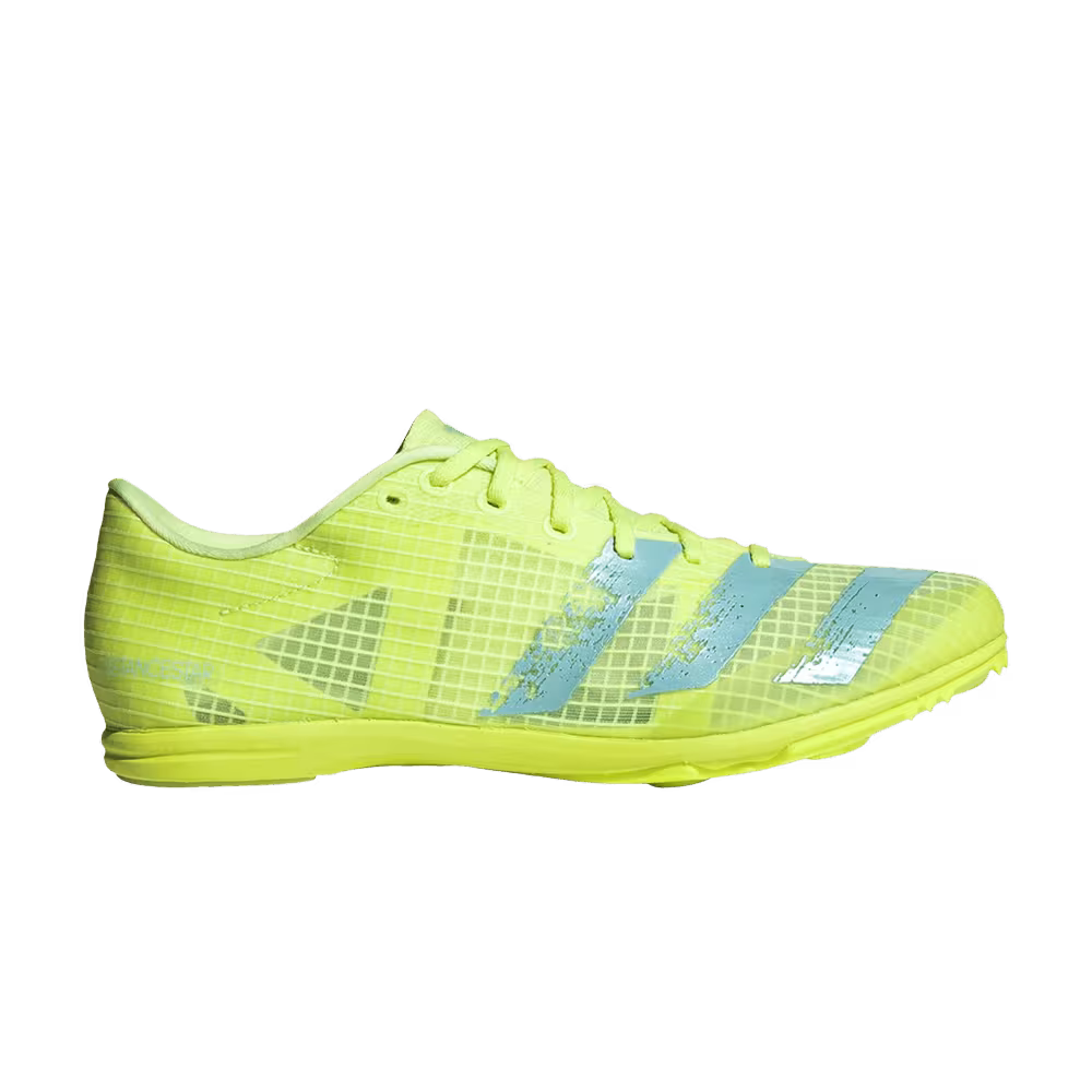 Adidas Women's Distancestar Hi-Res Yellow Clear Aqua