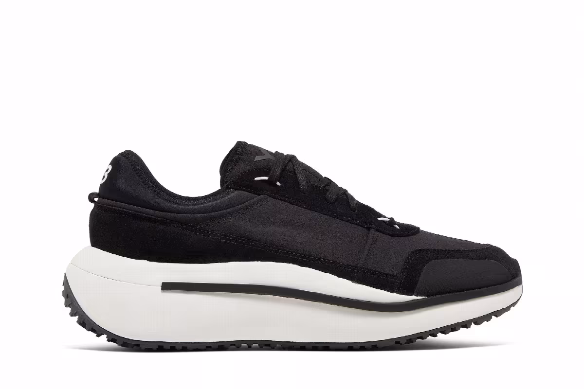 adidas Y-3 Ajatu Run Black White, view 2