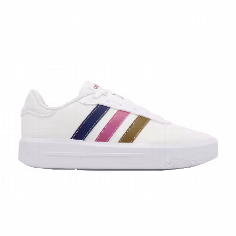 adidas Wmns Court Platform 'White Purple Pink Brown'