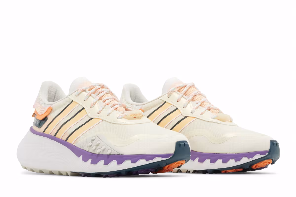 Adidas Women's Choigo Cream White Acid Orange, view 9