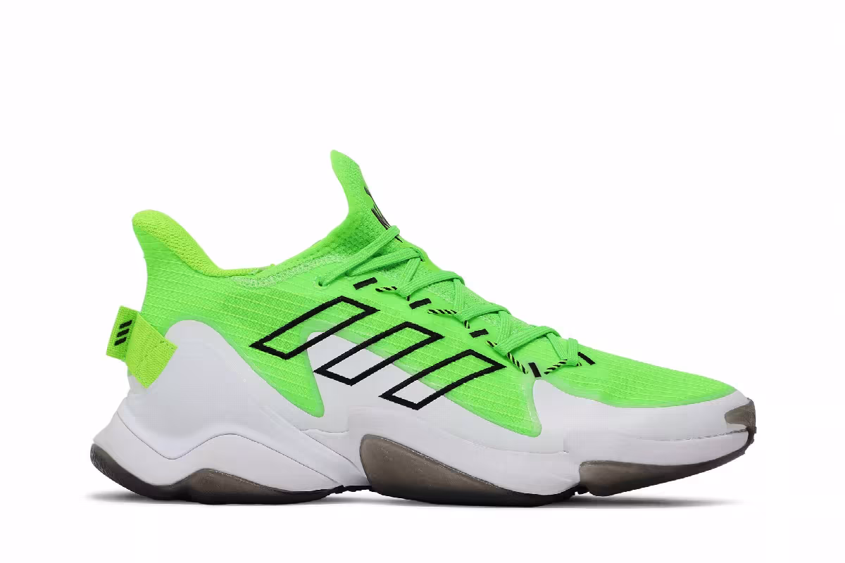 adidas Mahomes 1 Impact FLX Team Solar Green, view 2