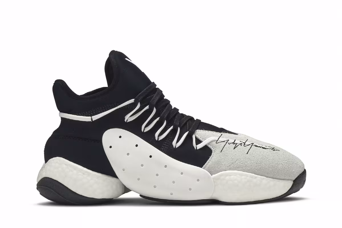 adidas Y-3 BYW BBall White Black, view 2