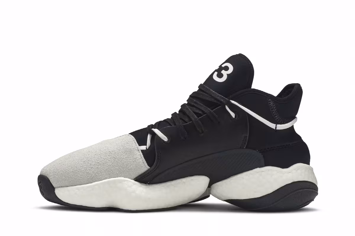 adidas Y-3 BYW BBall White Black, view 4