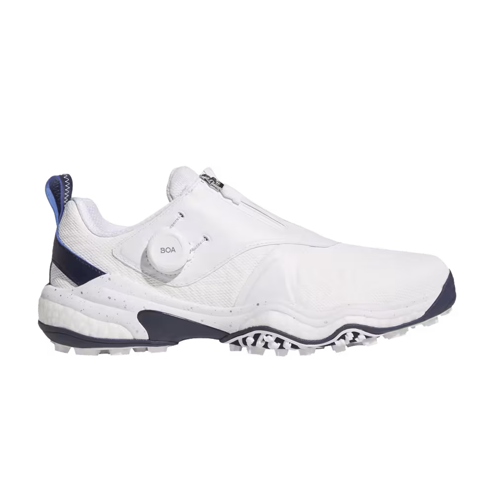 adidas Codechaos Boa 25 Spikeless Golf Cloud White Silver Metallic Collegiate Navy
