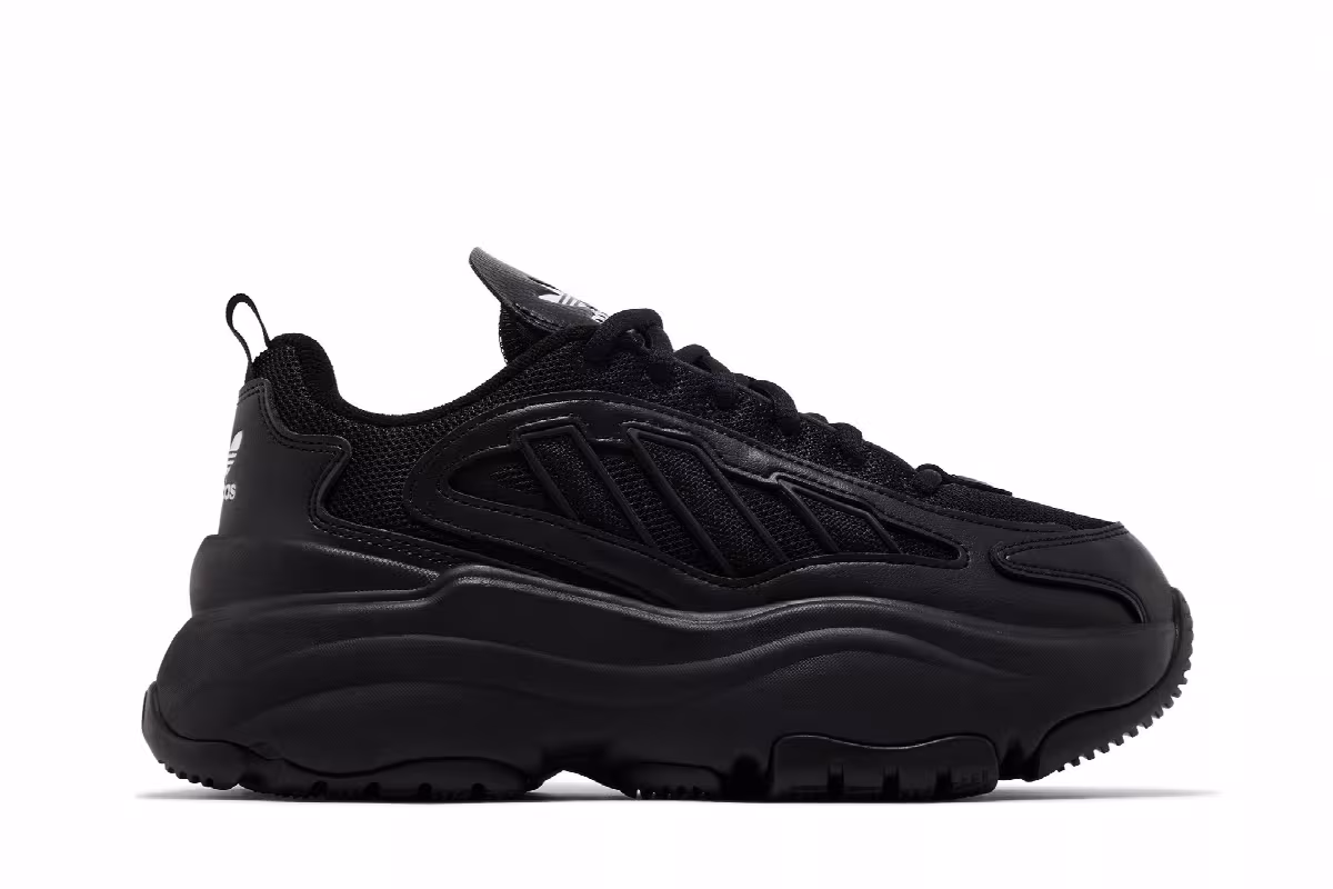 adidas Women's Ozgaia Triple Black, view 2