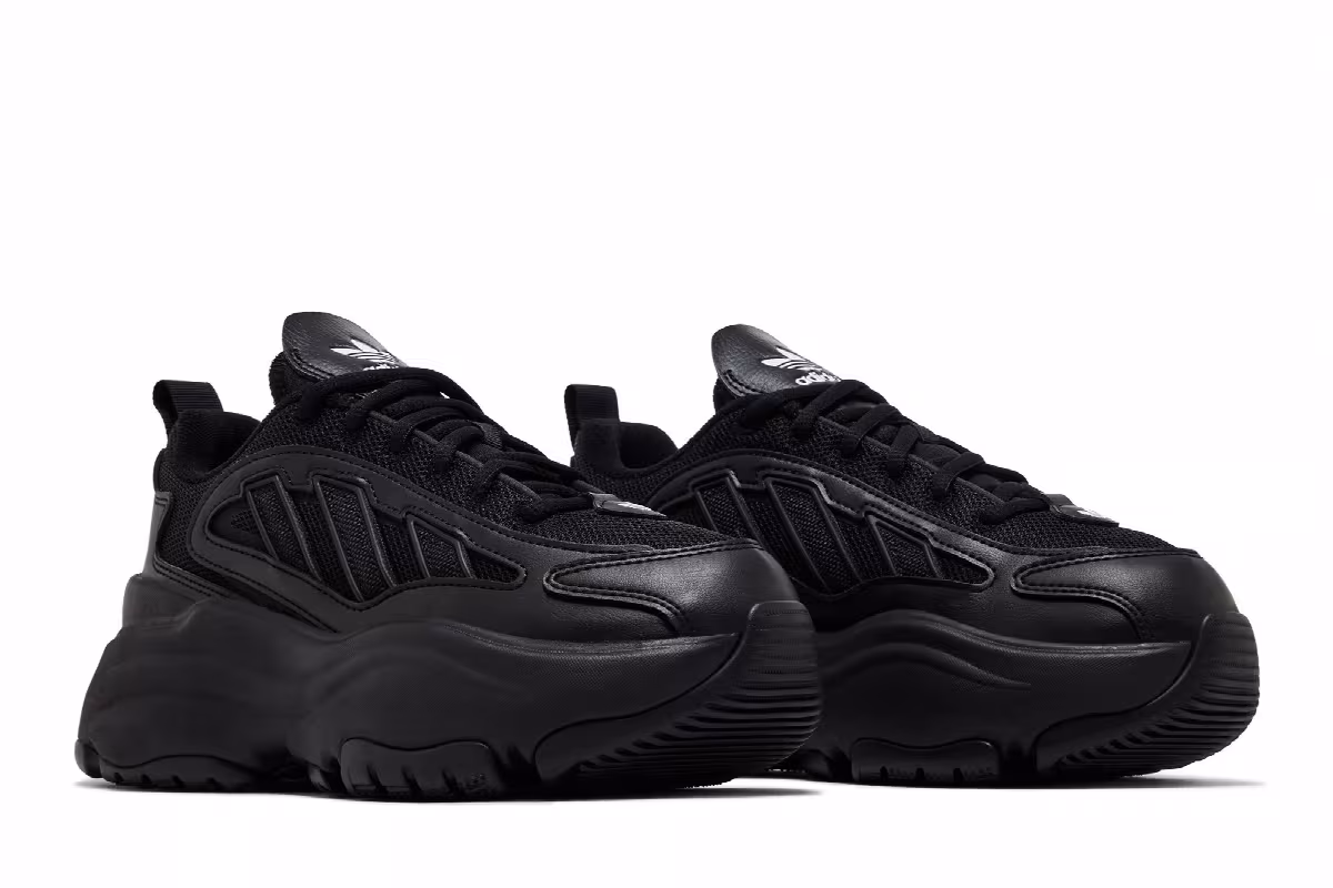 adidas Women's Ozgaia Triple Black, view 9