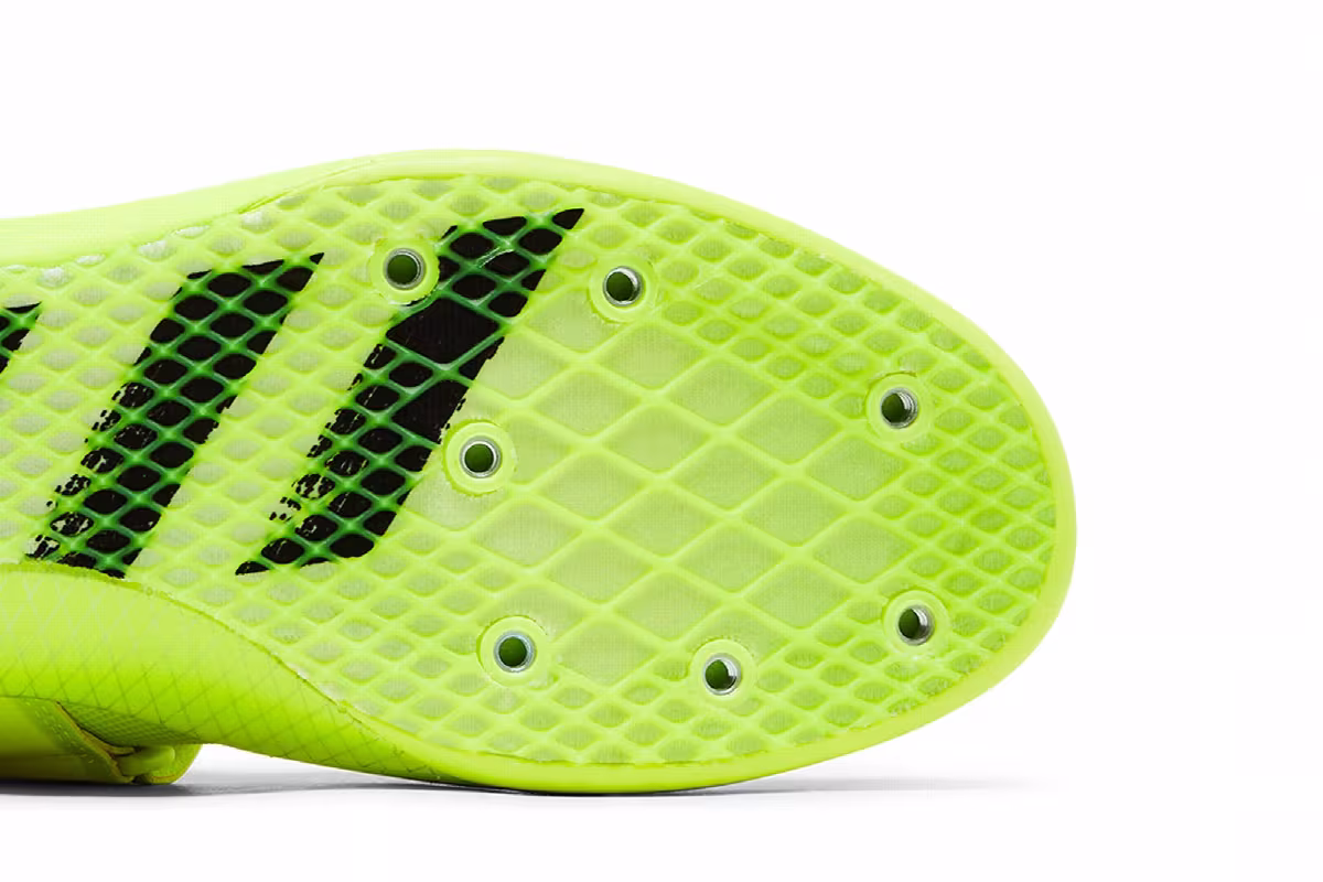 adidas Adizero Javelin Solar Yellow Aqua, view 6