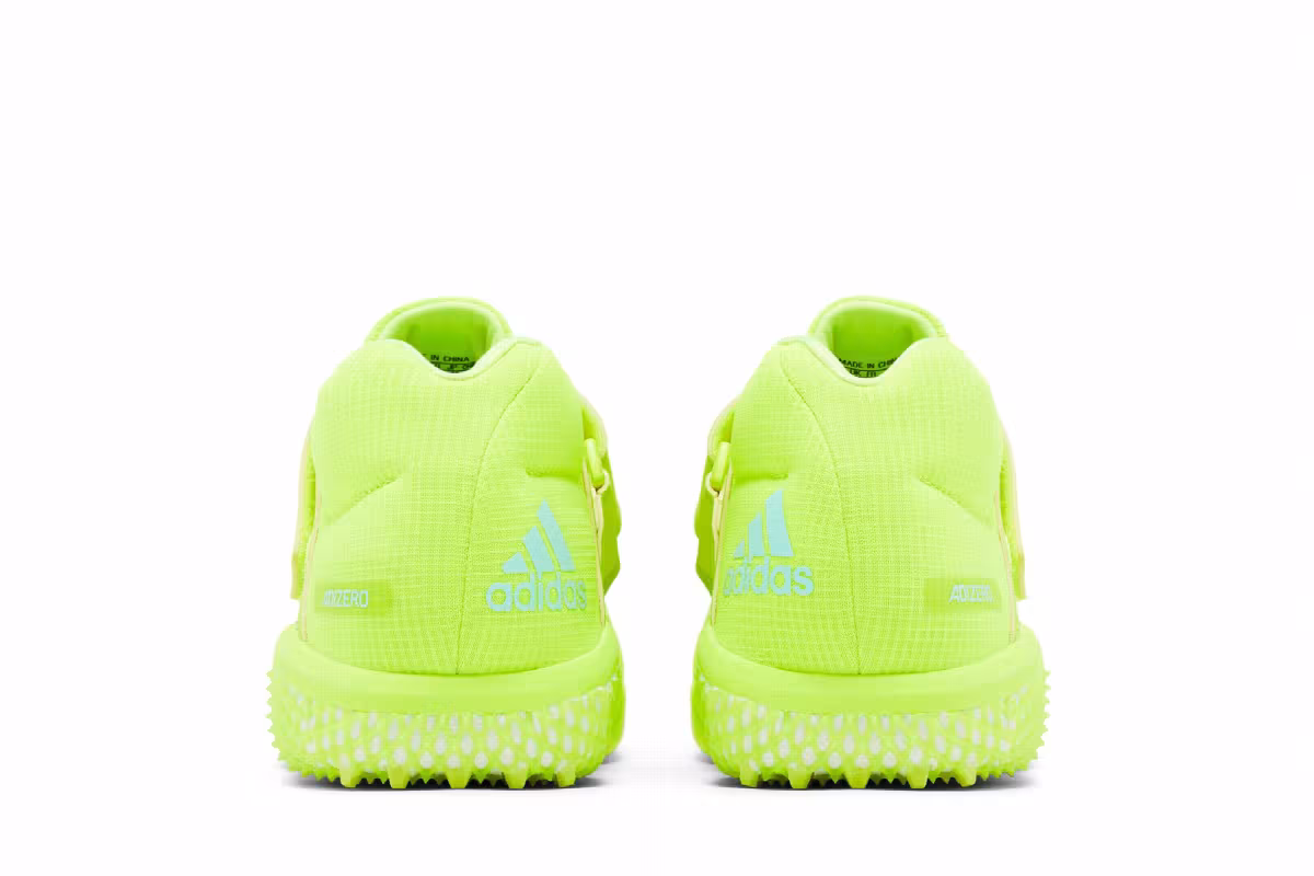 adidas Adizero Javelin Solar Yellow Aqua, view 7
