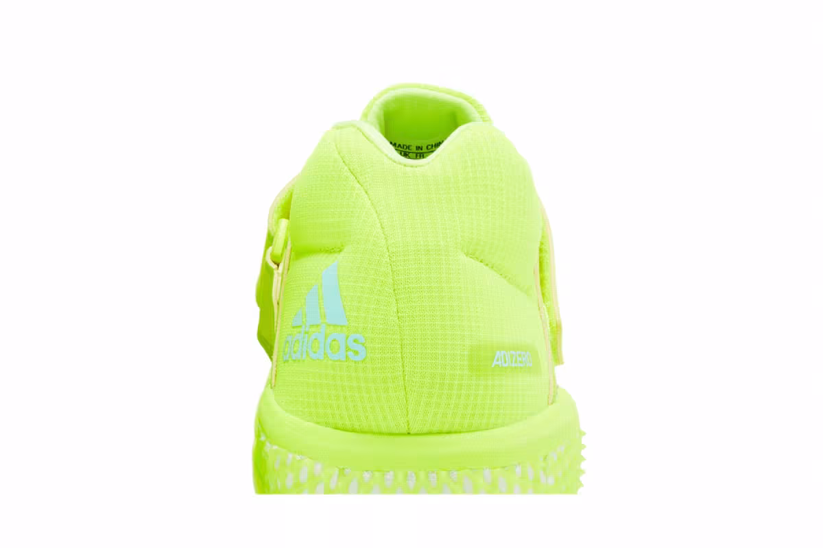 adidas Adizero Javelin Solar Yellow Aqua, view 8
