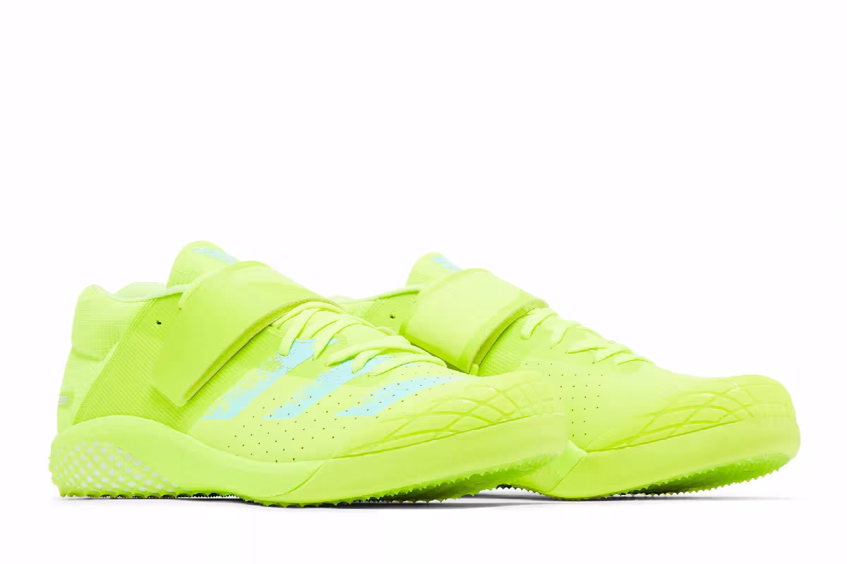 adidas Adizero Javelin Solar Yellow Aqua, view 9