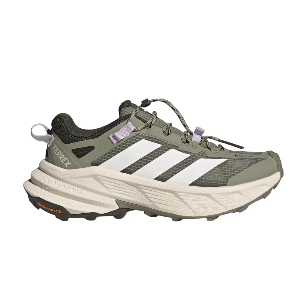 adidas Women's Terrex Freehiker SL GORE-TEX Tent Green Off White