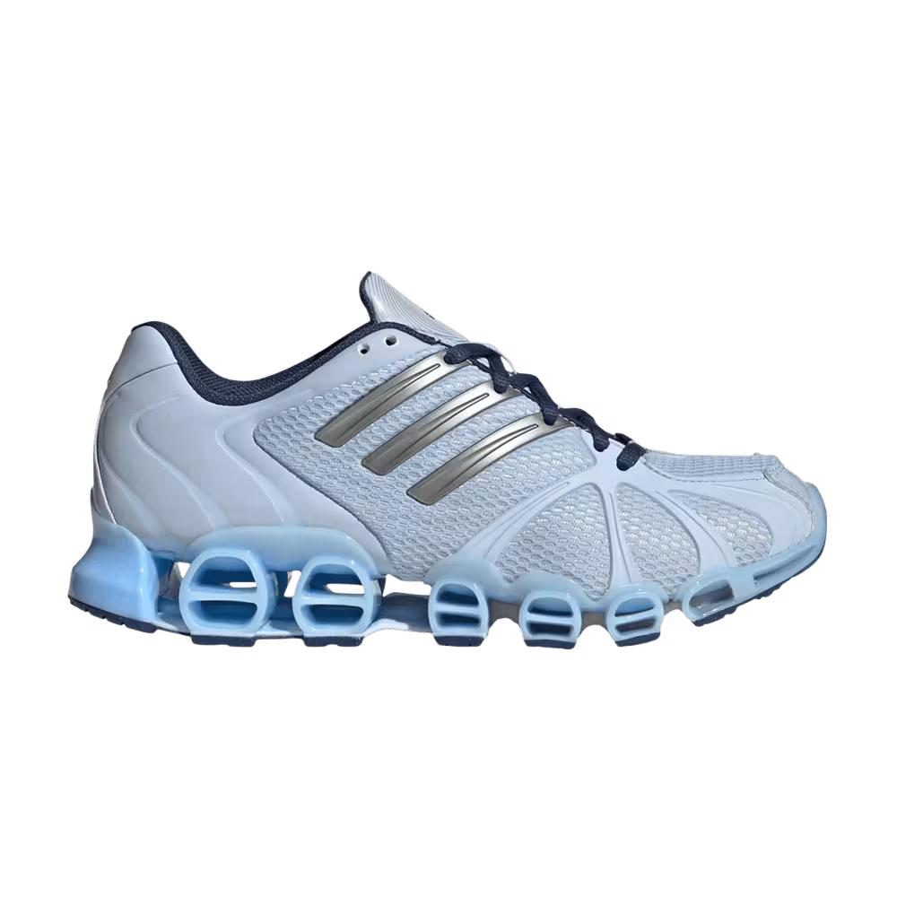 adidas Women's Mega Ghostride Crystal Sky Tech Grey Metallic Crew Navy