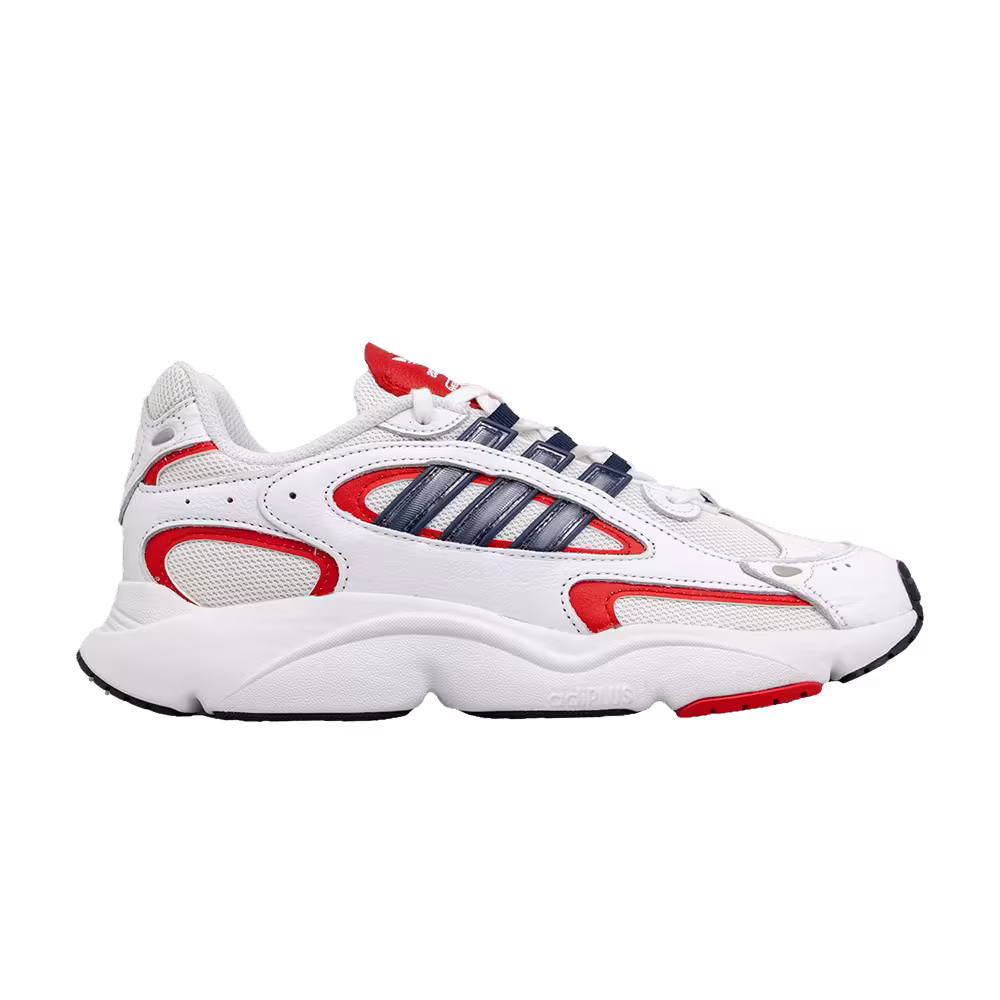 adidas Ozmillen White Blue Scarlet