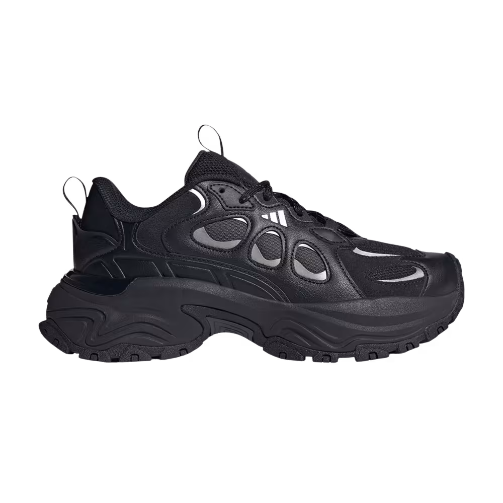 adidas Women's Shadow Valley Core Black Carbon Silver Metallic