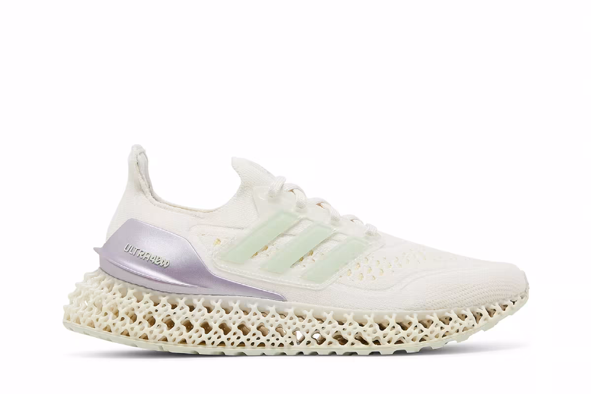 adidas Women's Ultra 4D FWD White Linen Green, view 2