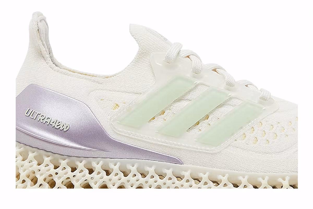 adidas Women's Ultra 4D FWD White Linen Green, view 3