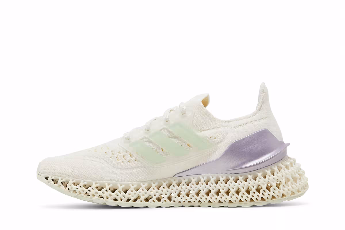 adidas Women's Ultra 4D FWD White Linen Green, view 4