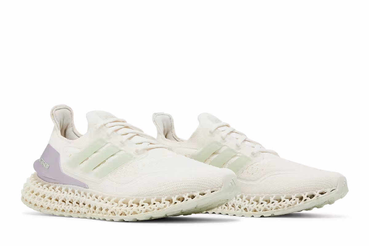adidas Women's Ultra 4D FWD White Linen Green, view 9