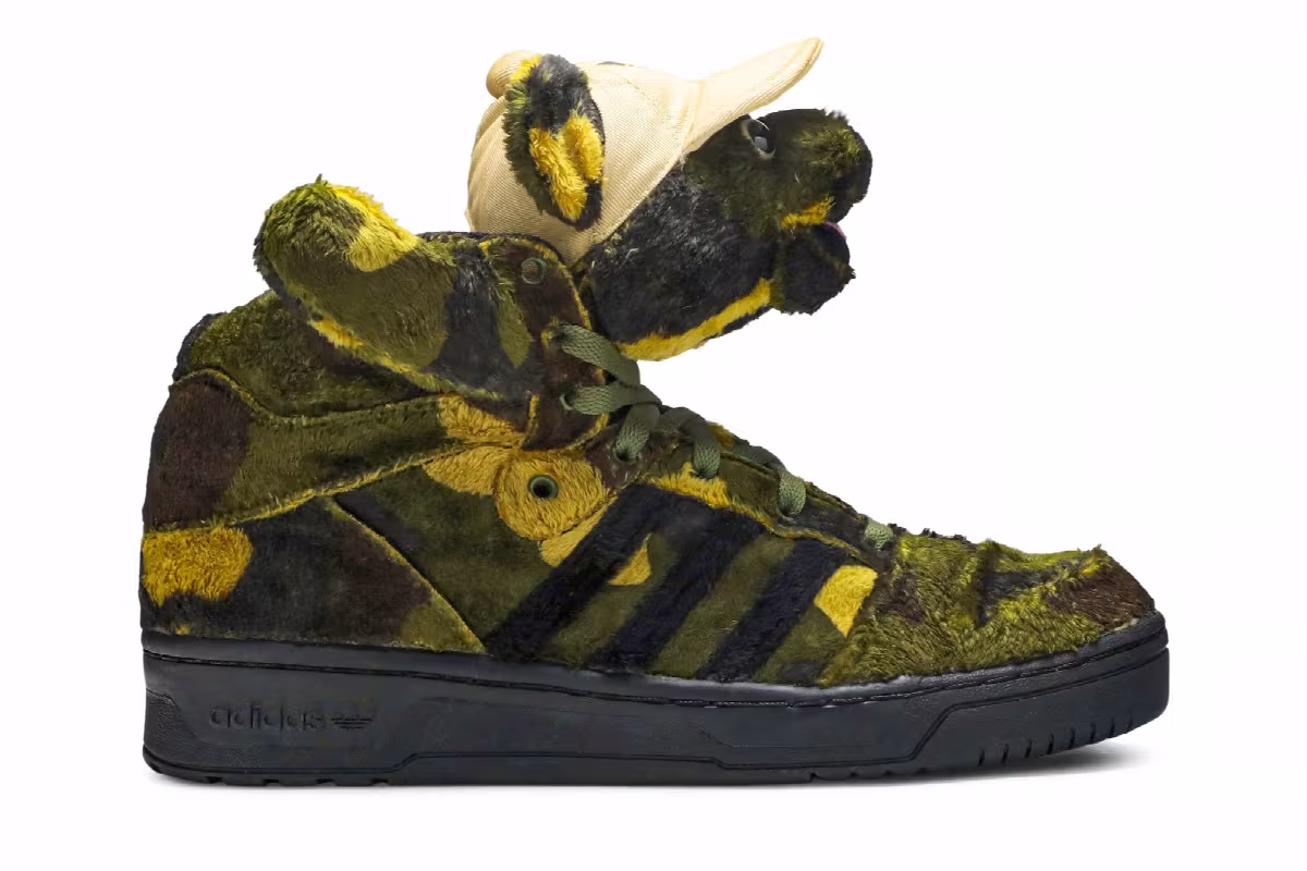 Adidas Jeremy Scott Camo Bear, view 2