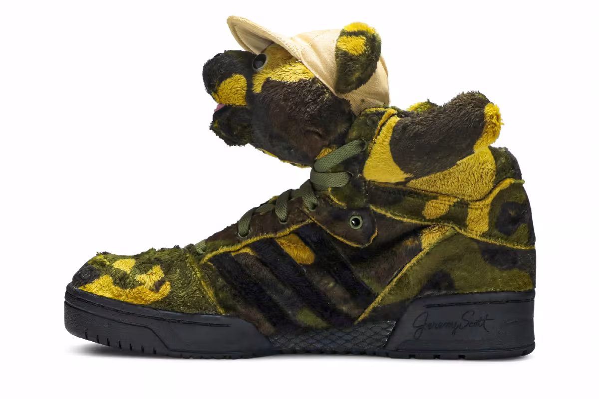 Adidas Jeremy Scott Camo Bear, view 4
