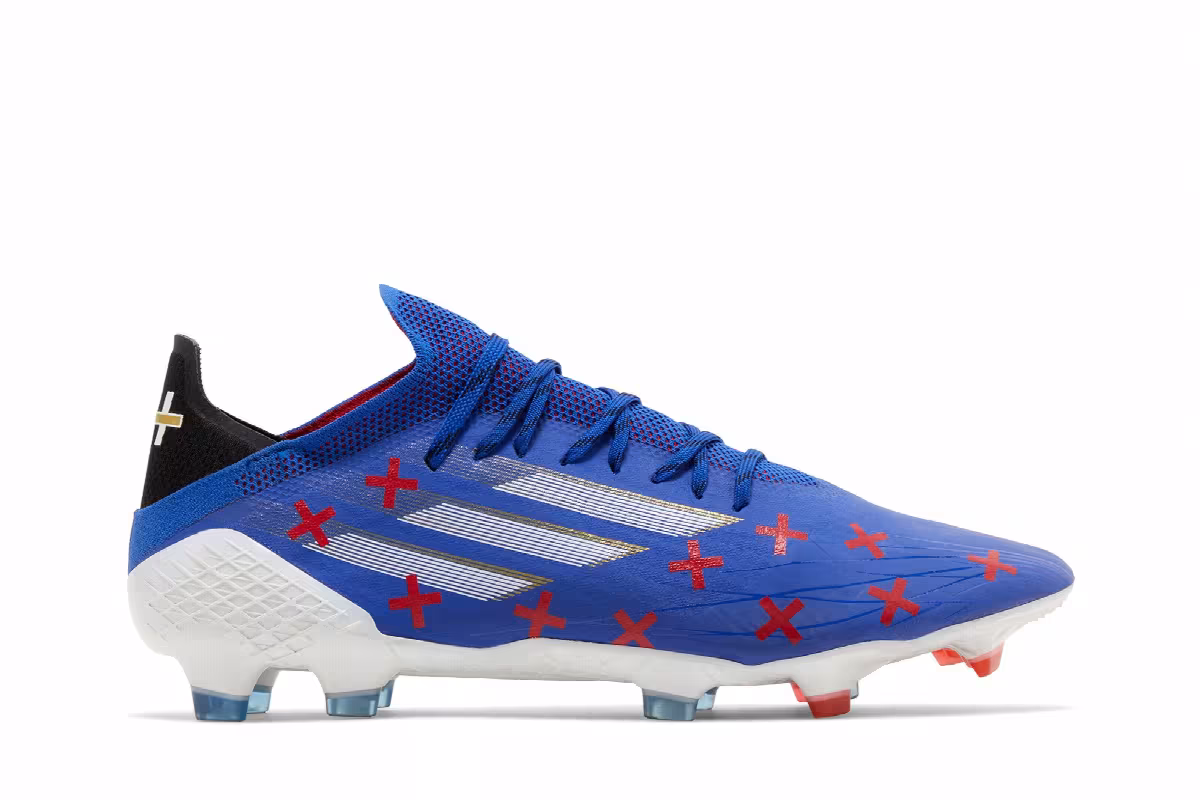 Adidas X Speedflow.1 11/11 FG Bold Blue Vivid Red, view 2