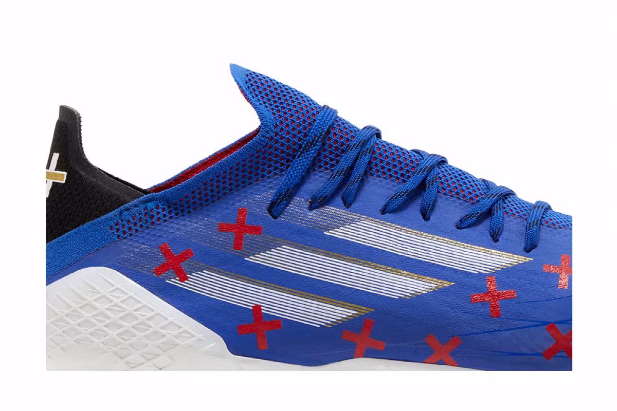 Adidas X Speedflow.1 11/11 FG Bold Blue Vivid Red, view 3