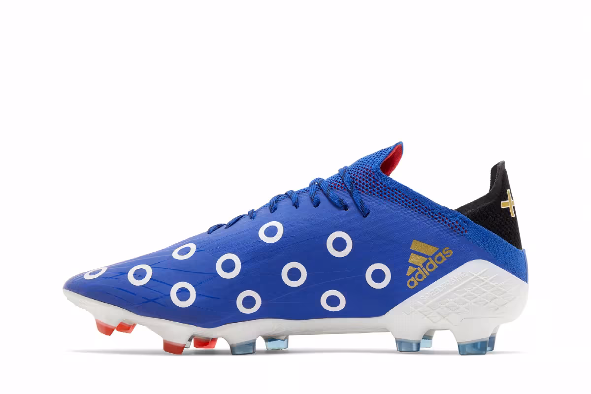 Adidas X Speedflow.1 11/11 FG Bold Blue Vivid Red, view 4