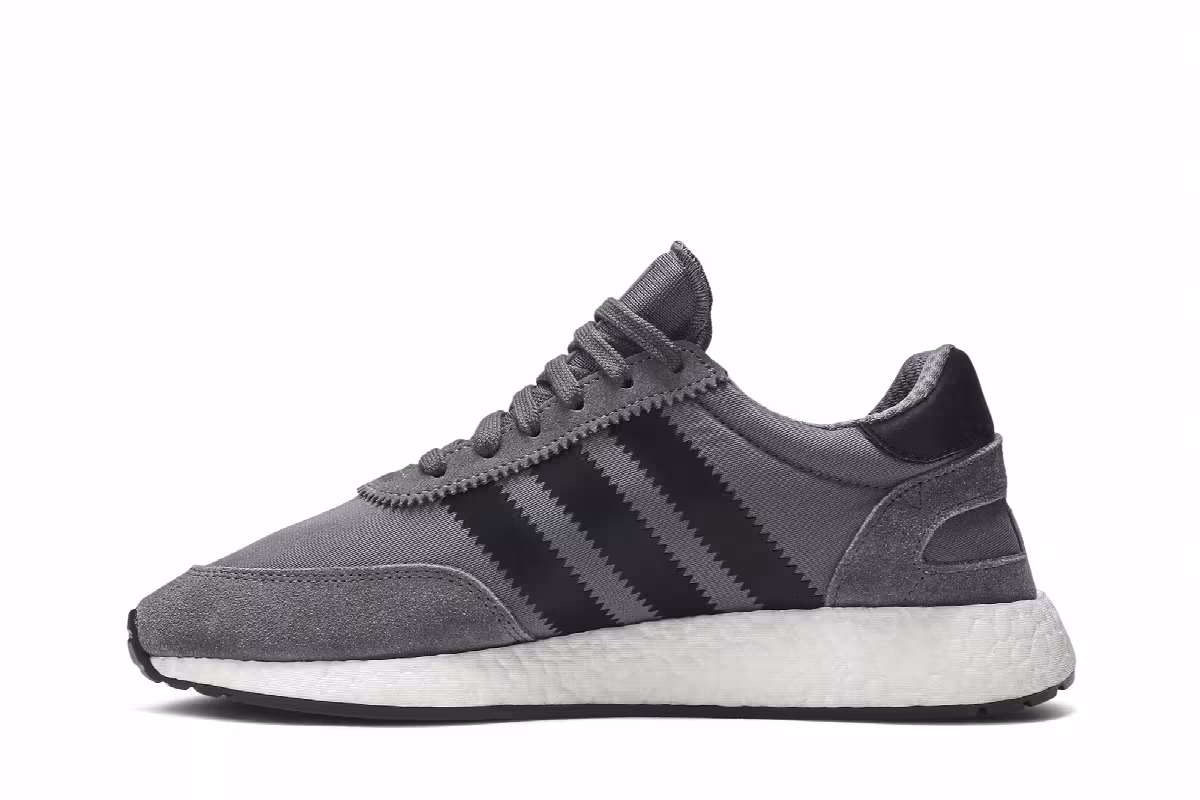 adidas Iniki Runner Grey Black, view 4