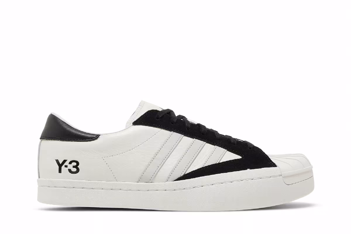 adidas Y-3 Yohji Star White Black, view 2