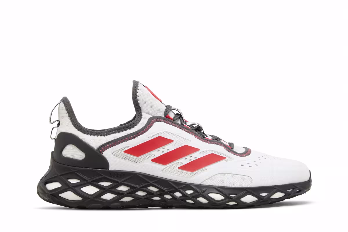 adidas Web Boost White Red Carbon, view 2