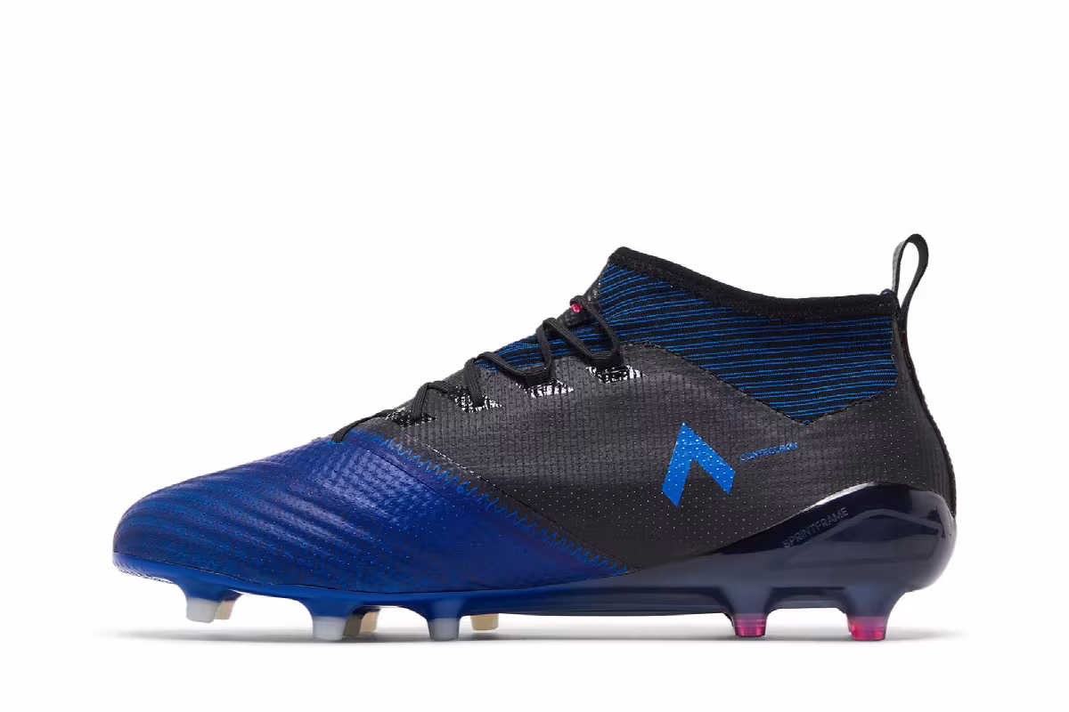Adidas Ace 17.1 Primeknit FG Black Blue, view 4